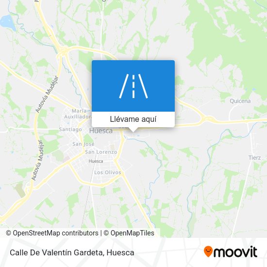 Mapa Calle De Valentín Gardeta