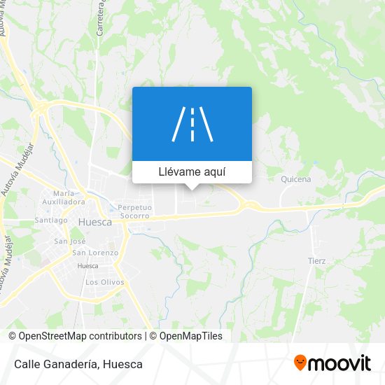 Mapa Calle Ganadería