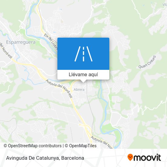 Mapa Avinguda De Catalunya