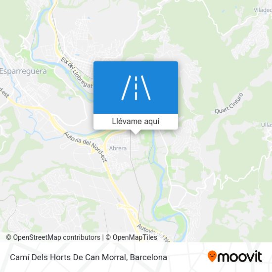 Mapa Camí Dels Horts De Can Morral