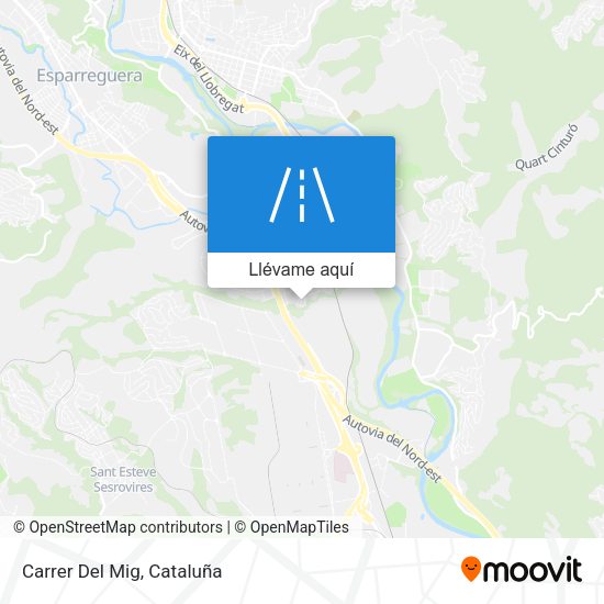 Mapa Carrer Del Mig
