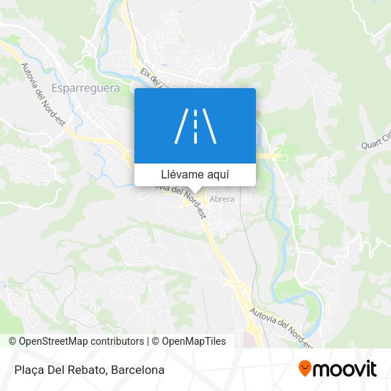 Mapa Plaça Del Rebato