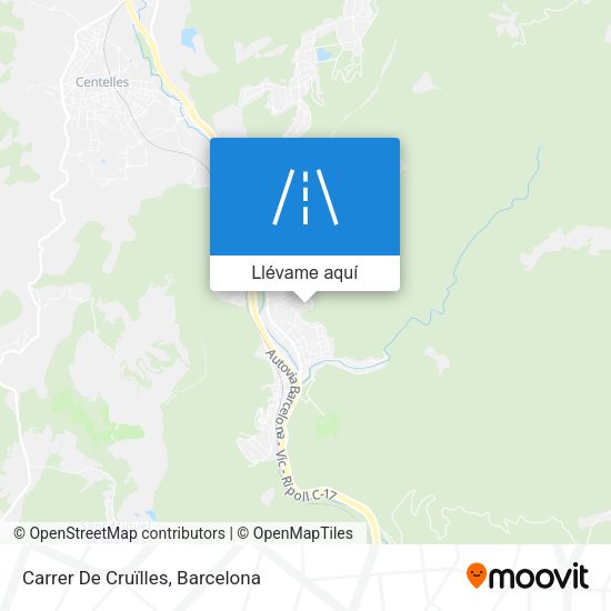 Mapa Carrer De Cruïlles