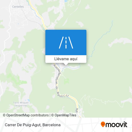 Mapa Carrer De Puig-Agut