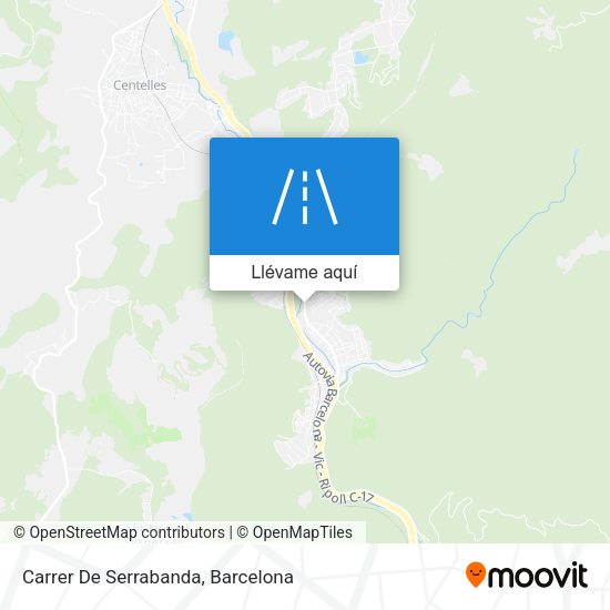 Mapa Carrer De Serrabanda