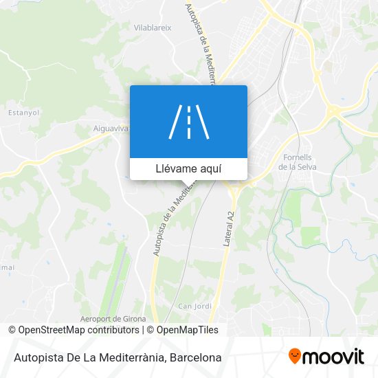 Mapa Autopista De La Mediterrània