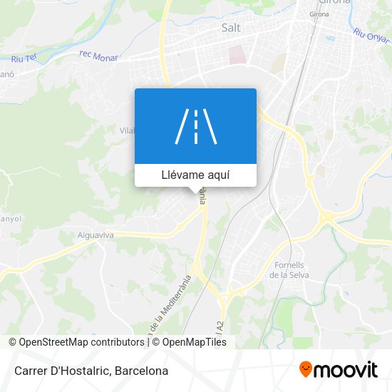 Mapa Carrer D'Hostalric