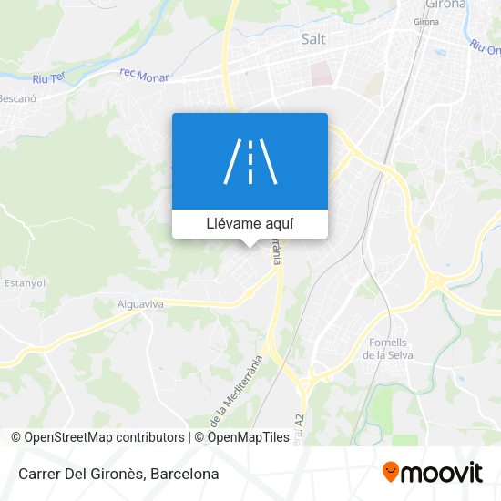 Mapa Carrer Del Gironès