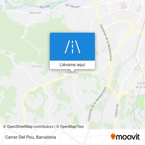 Mapa Carrer Del Pou