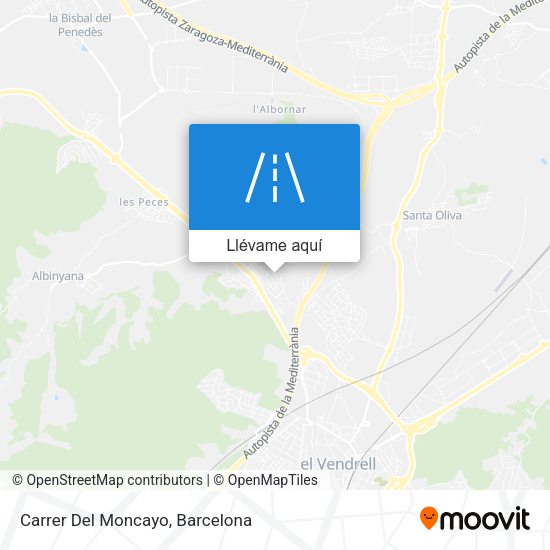 Mapa Carrer Del Moncayo