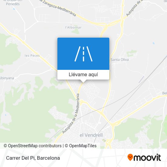 Mapa Carrer Del Pi