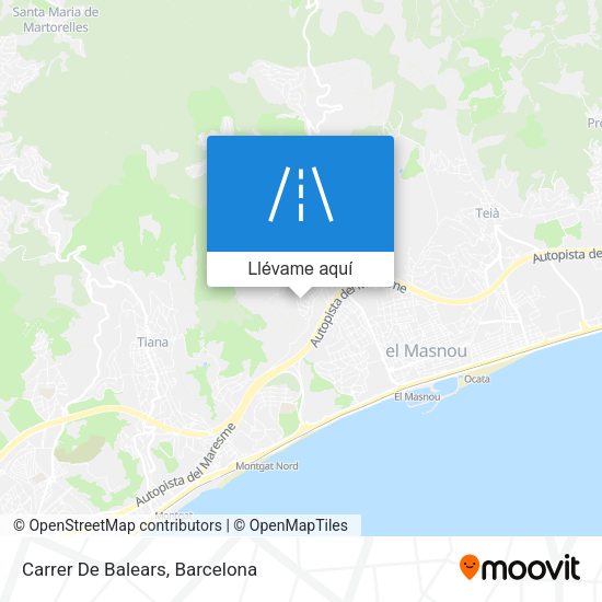 Mapa Carrer De Balears