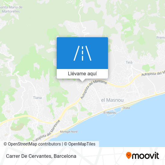Mapa Carrer De Cervantes