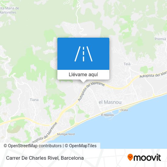 Mapa Carrer De Charles Rivel