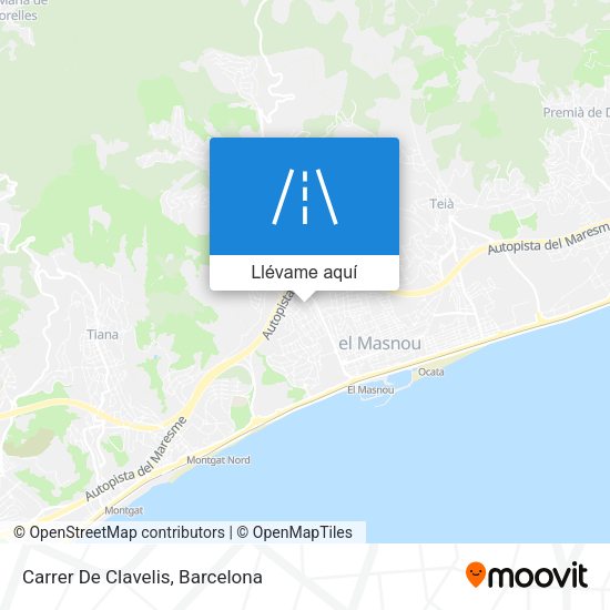 Mapa Carrer De Clavelis