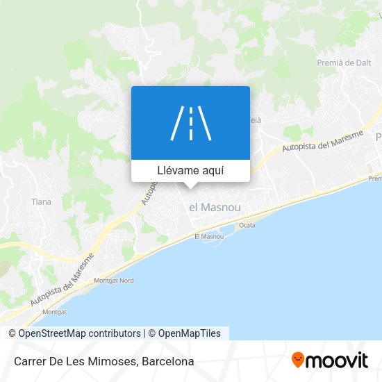 Mapa Carrer De Les Mimoses