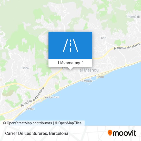 Mapa Carrer De Les Sureres