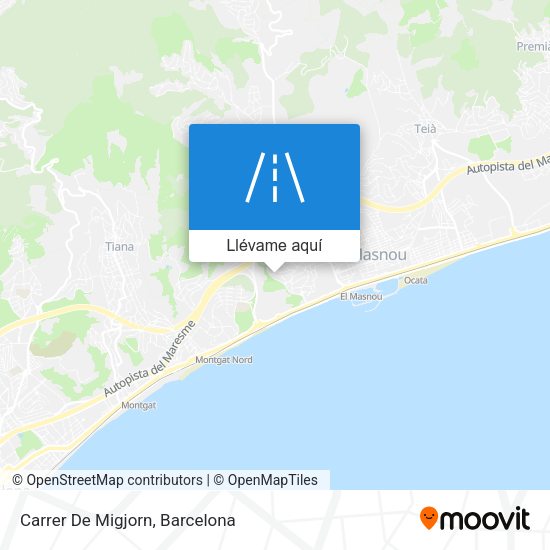 Mapa Carrer De Migjorn