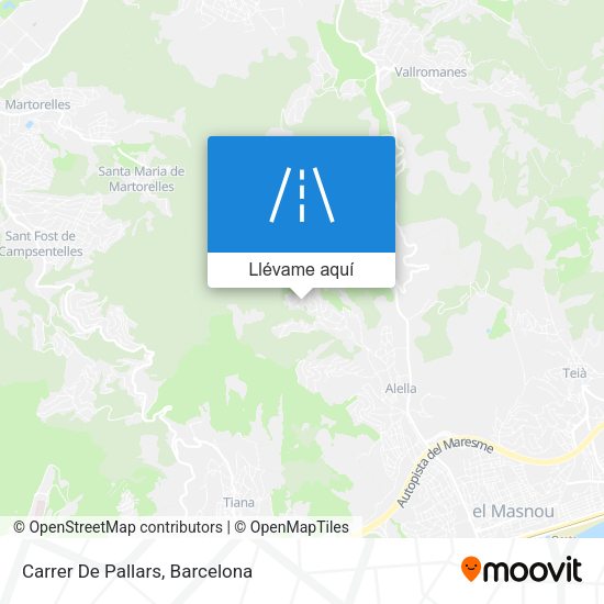 Mapa Carrer De Pallars