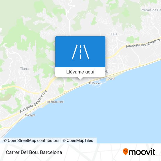 Mapa Carrer Del Bou