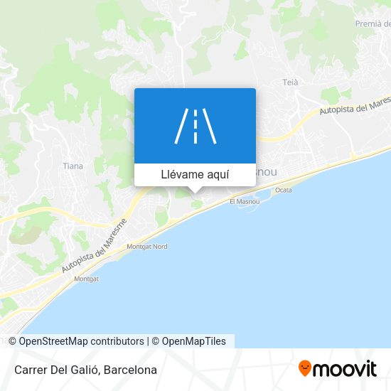 Mapa Carrer Del Galió