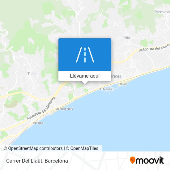 Mapa Carrer Del Llaüt