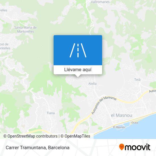 Mapa Carrer Tramuntana