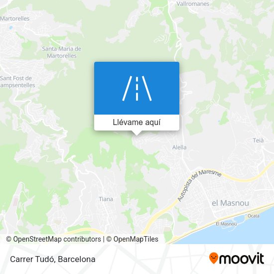 Mapa Carrer Tudó