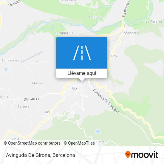 Mapa Avinguda De Girona