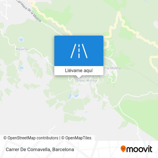 Mapa Carrer De Comavella