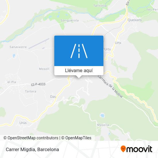 Mapa Carrer Migdia