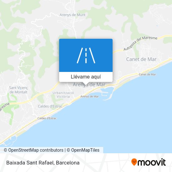 Mapa Baixada Sant Rafael
