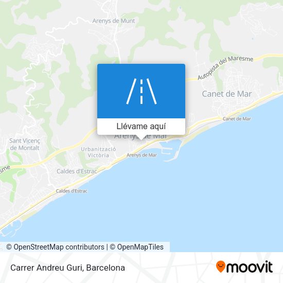 Mapa Carrer Andreu Guri