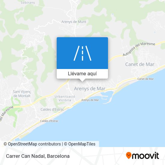 Mapa Carrer Can Nadal