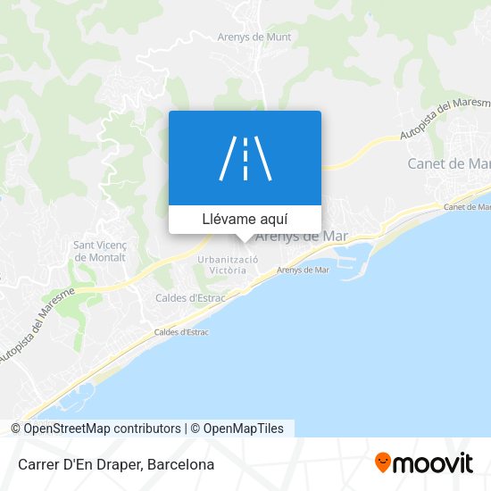 Mapa Carrer D'En Draper