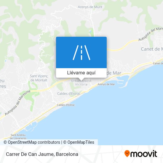 Mapa Carrer De Can Jaume