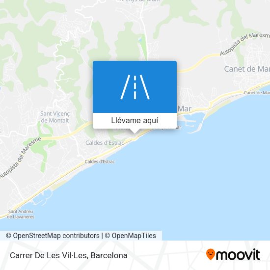 Mapa Carrer De Les Vil·Les