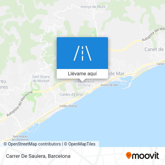 Mapa Carrer De Saulera