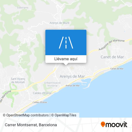 Mapa Carrer Montserrat