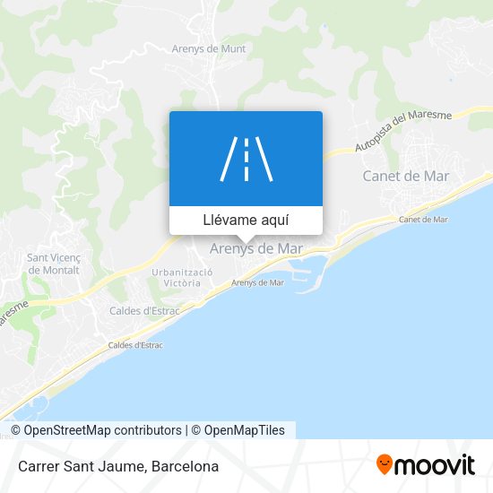 Mapa Carrer Sant Jaume