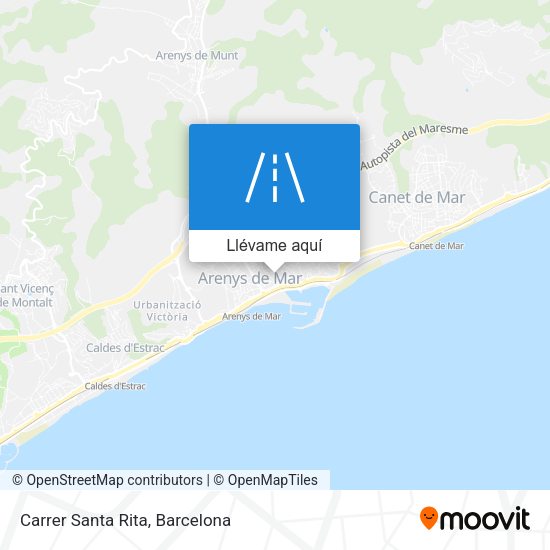 Mapa Carrer Santa Rita