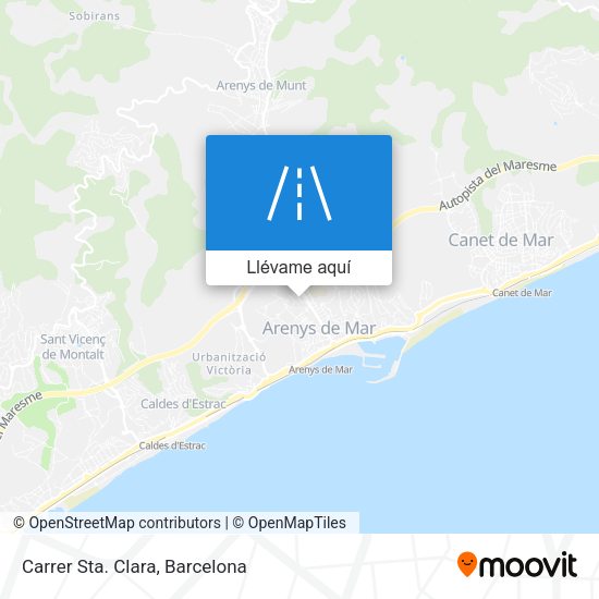 Mapa Carrer Sta. Clara