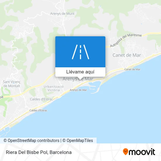 Mapa Riera Del Bisbe Pol