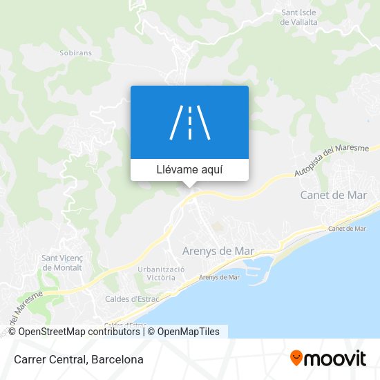 Mapa Carrer Central