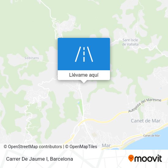 Mapa Carrer De Jaume I