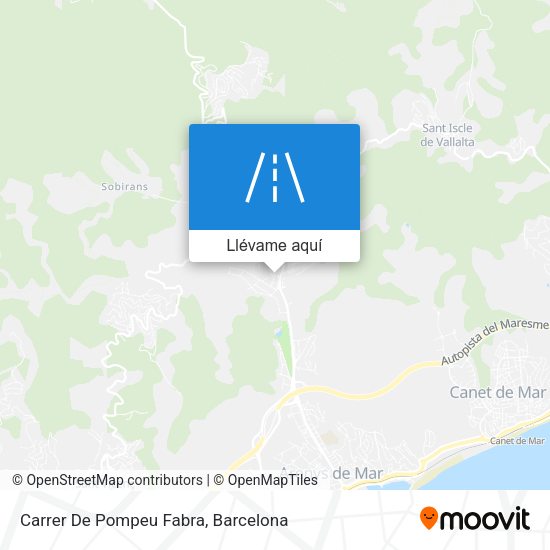Mapa Carrer De Pompeu Fabra