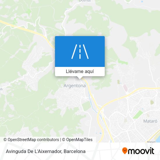 Mapa Avinguda De L'Aixernador