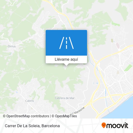 Mapa Carrer De La Soleia