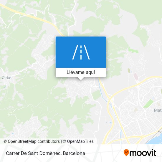 Mapa Carrer De Sant Domènec