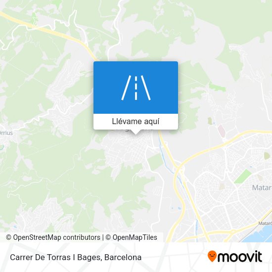 Mapa Carrer De Torras I Bages